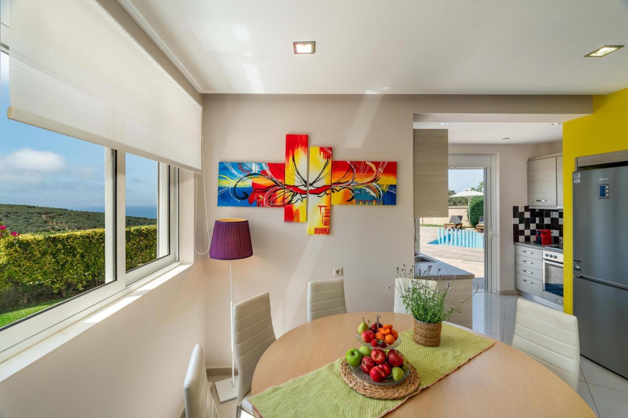 Villa Ariella With Sea View Агия-Марина Экстерьер фото