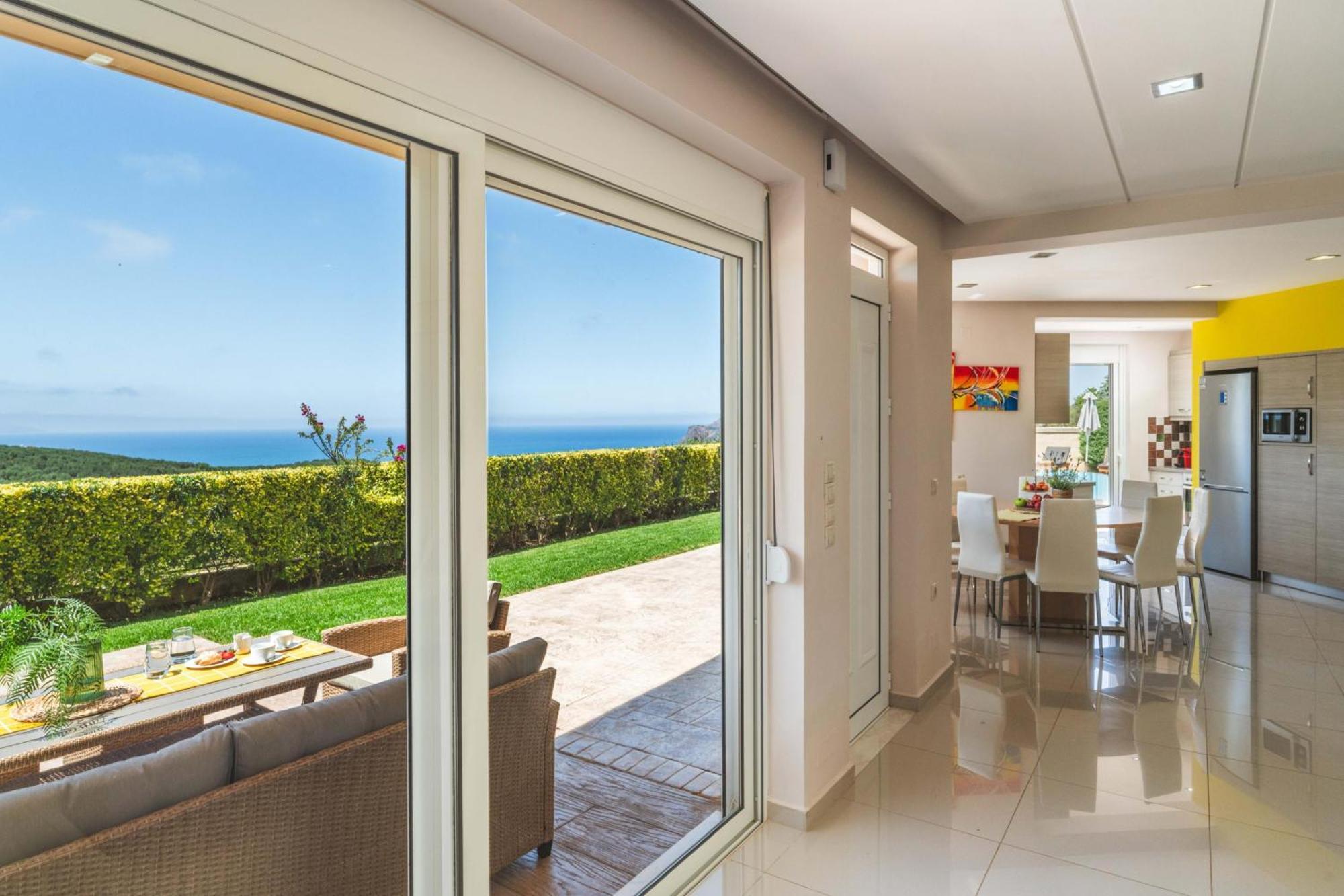 Villa Ariella With Sea View Агия-Марина Экстерьер фото