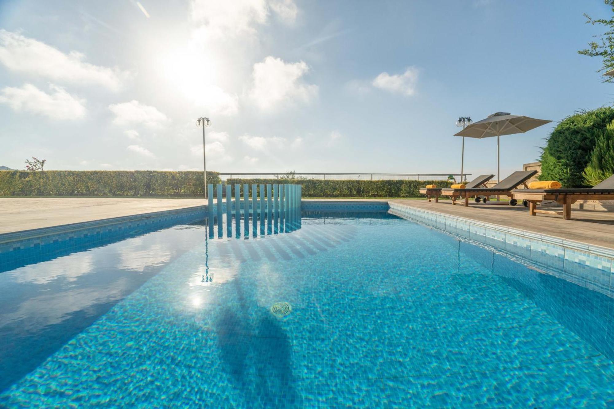 Villa Ariella With Sea View Агия-Марина Экстерьер фото