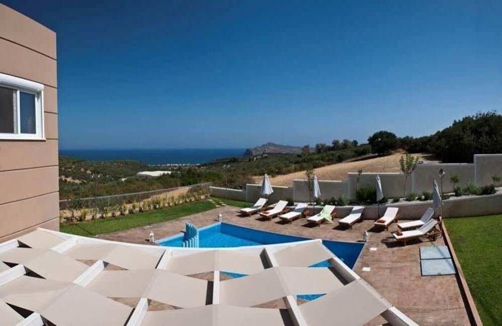 Villa Ariella With Sea View Агия-Марина Экстерьер фото
